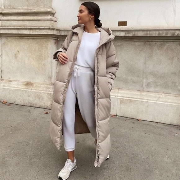 eddie bauer long puffer coat